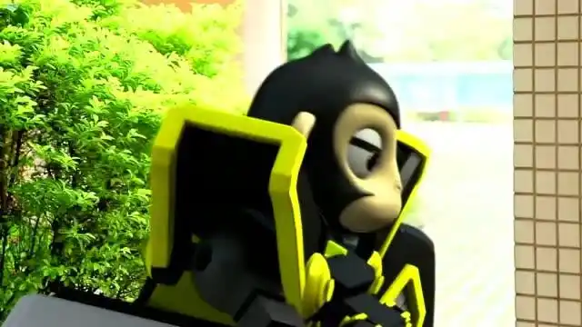 《快乐酷宝》金刚猩冲进教室收集黑暗核能,怎料小学生不慌不乱!