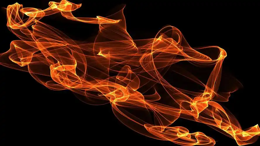 抽象的火,黑色的背景 壁纸 - 2560x1440 qhd高清
