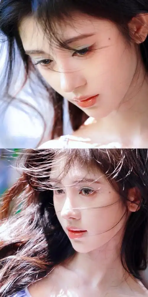 鞠婧祎蓝色夏天##鞠婧祎薄荷曼波风