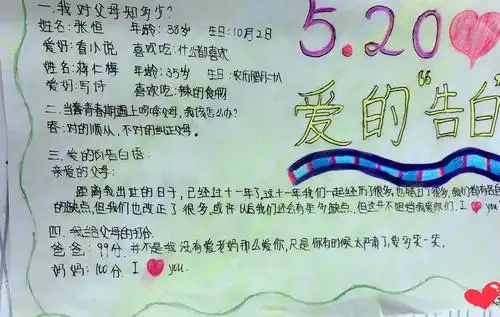 而我们最想要告白的对象,依旧是最爱我们的爸爸妈妈!