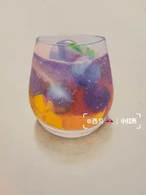 彩铅学习饮料杯