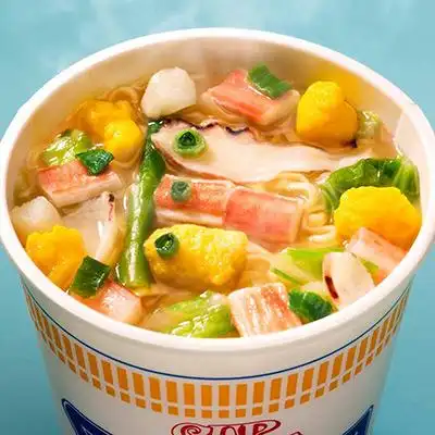 深夜里我最想吃一杯热腾腾的方便面