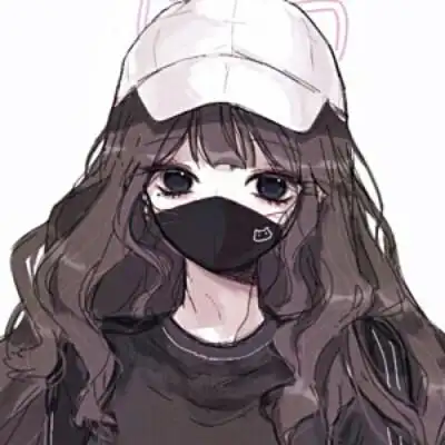 戴口罩头像女生头像卡通