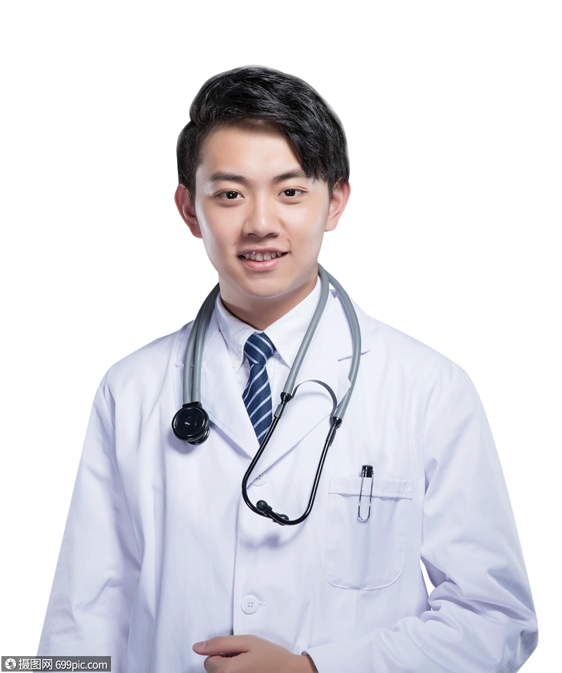 青年男性医生真人人物