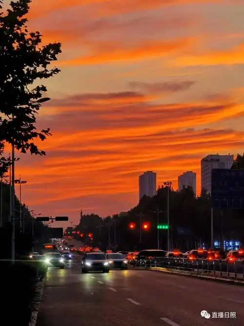 傍晚的日照刷屏了!你被惊艳到了吗?