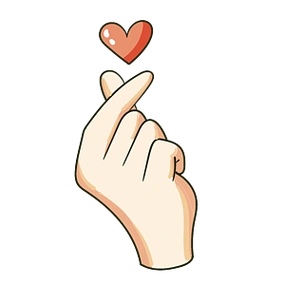 人物手势比心姿势插画卡通手绘手势箭头矢量指示安全图标元素符号扁平