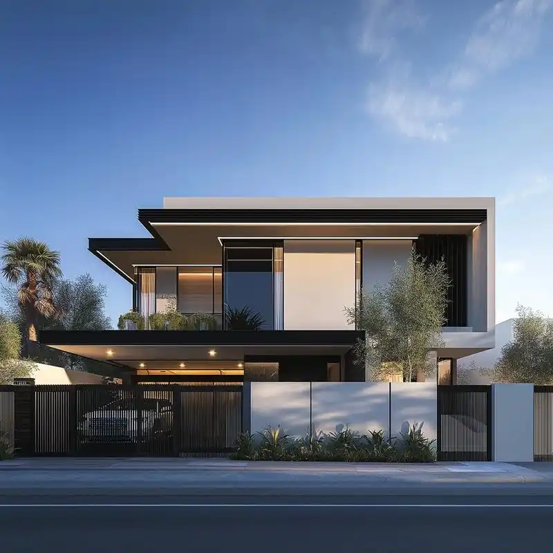 未来30年都不会过时的四款精致现代风别墅.#别墅设计施工 #