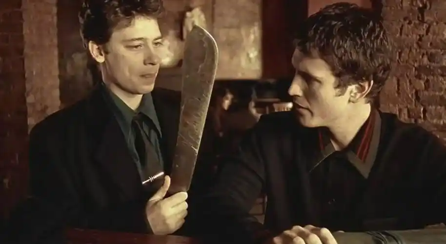 stock and two smoking barrels