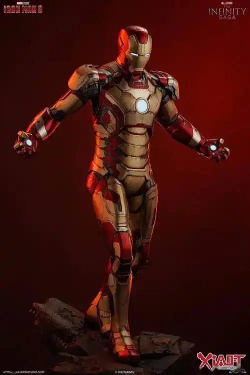 查看内容queen studios marvel《钢铁侠3》钢铁侠马克42 1/4 比例全身