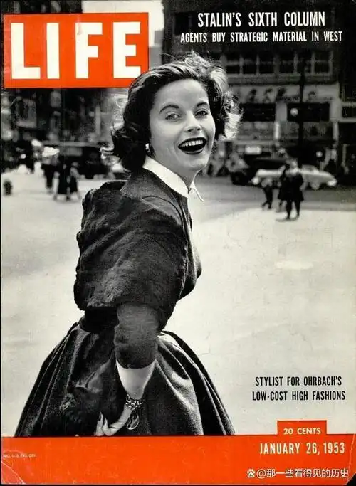 50年代美国摄影杂志封面 看看那时候的时尚