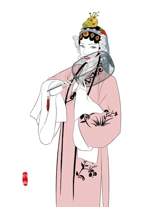 戏曲人物|插画|艺术插画|以清大人 - 原创作品 - 站酷 (zcool)