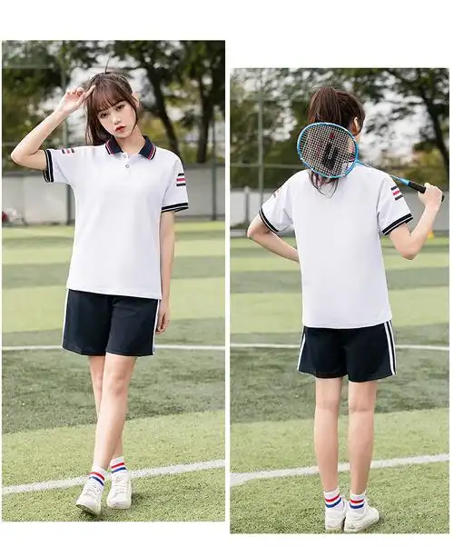 夏季短袖运动套装男女学生班服初高中生运动服团体定制校服印精选品质