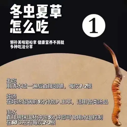 最简单的吃法,最好的食疗效果新鲜虫草营养一根抵三根每年为自己,为