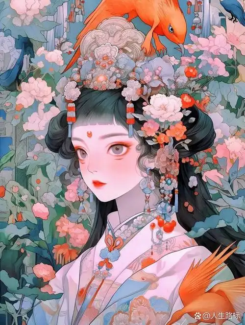 国风&国潮插画|汉服|动漫壁纸头像|古风