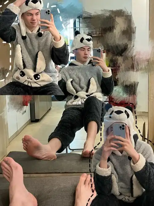 表面很酷的男孩子其实睡衣都很可爱