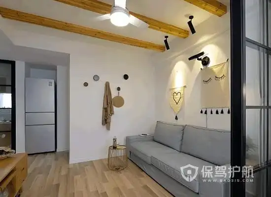 48平手枪式小户型怎么装修48平手枪式小户型两居室装修案例