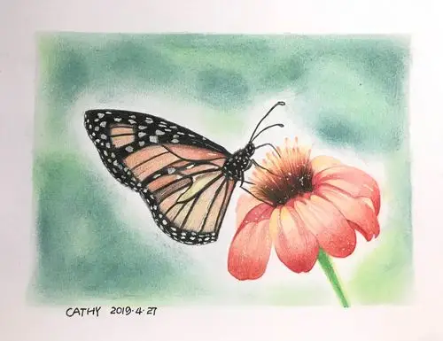 其它 色的诱惑～我的彩铅画(四) 写美篇  颈椎术后好久没有画画,医生