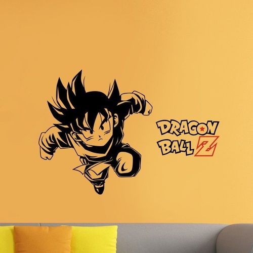 龙珠墙贴孙悟空贴纸赛亚人墙画动漫画自粘室内装饰宿舍大学生壁纸