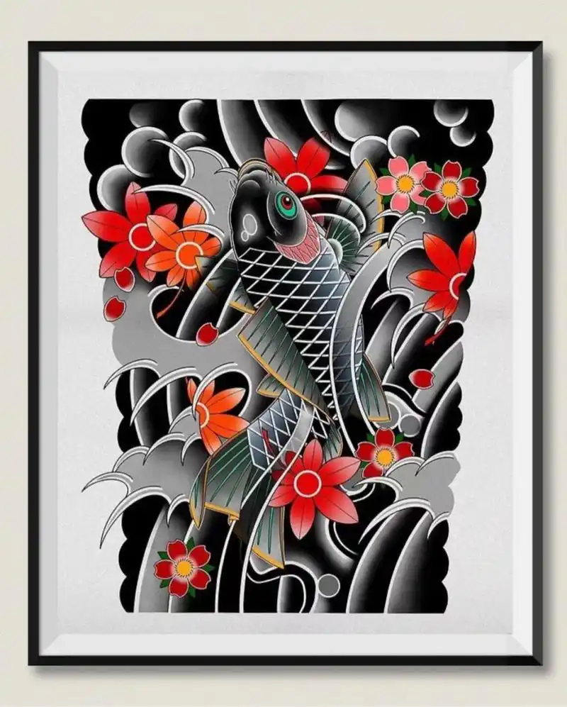 老传统包小腿包小臂手稿分享 愿所有纹身都是喜欢而纹!