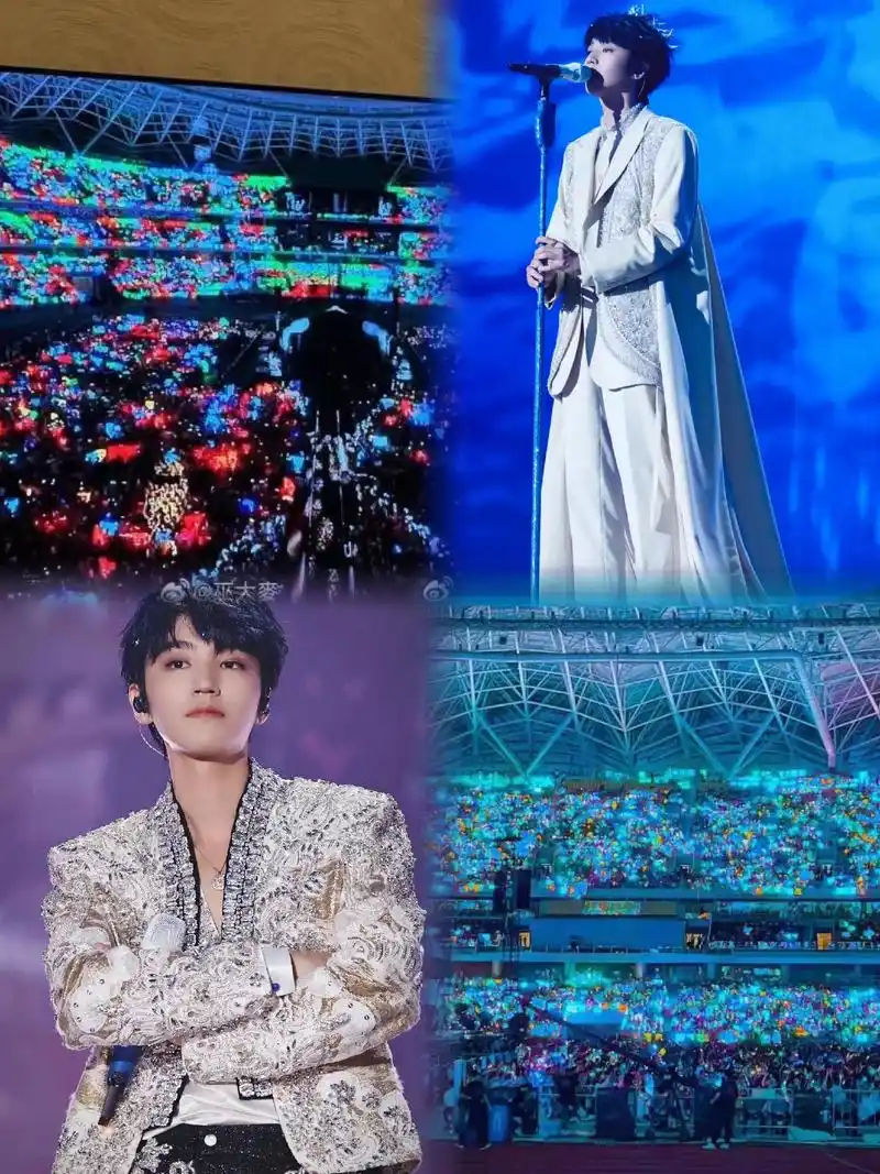 王俊凯是谁告诉你十周年没有蓝海的,我告诉你,十周年演唱会 - 抖音