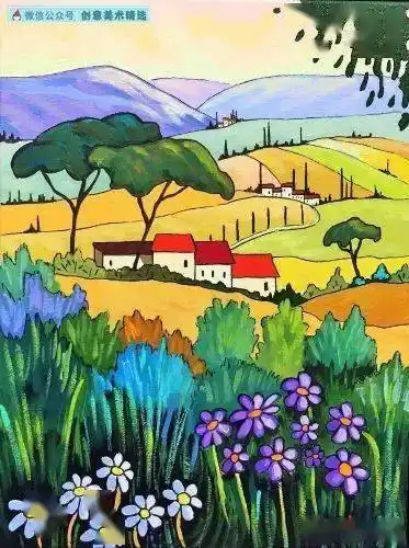 20张漂亮的的色彩装饰画15张漂亮的人物主题插画作品15张可爱的版画