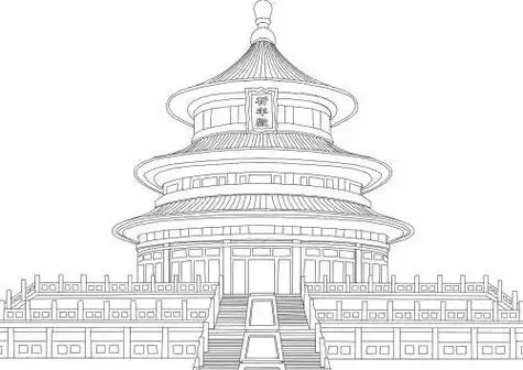 剪影 午门 卡通 建筑 故宫手绘 黑色简笔画故宫简笔画 故宫简笔画画法