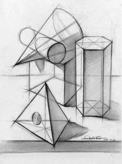 结构图理解了,那就开始上调子画一幅完整的素描作品吧!