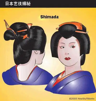 日本艺伎各阶段的发型区别在哪里