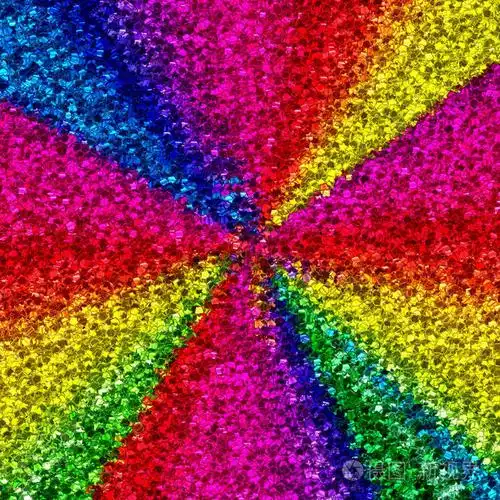 七彩闪光抽象背景