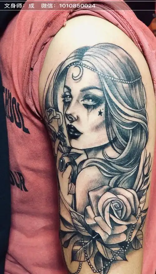 欧美风纹身图片