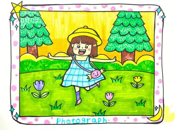 小学美术|一年级《画中画》