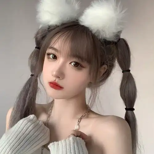 呆萌可爱的少女,爱搞怪的女生头像图片