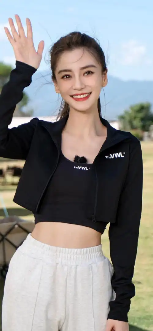 杨颖健身彩蛋六宫格##angelababy运动风六宫格随拍