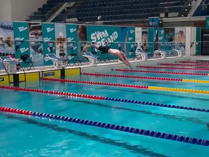 游泳跳水出发搭配自由泳直臂冲刺9069♀15这个速度真的无比丝滑