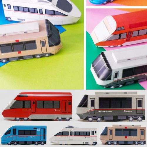 儿童益智diy立体手工制作交通工具卡通小火车高铁列车3d纸质模型