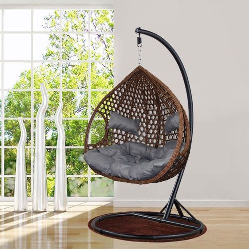 双人加大户外阳台吊椅家用摇篮椅室内悬挂吊篮藤椅鸟巢秋千藤椅