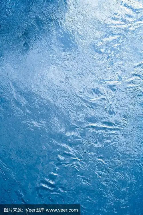 河水的详细纹理