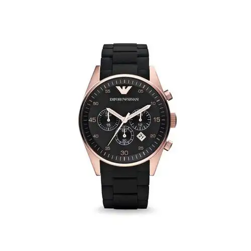 阿玛尼(emporio armani)手表非机械时尚玫瑰金经典硅胶 ar5906