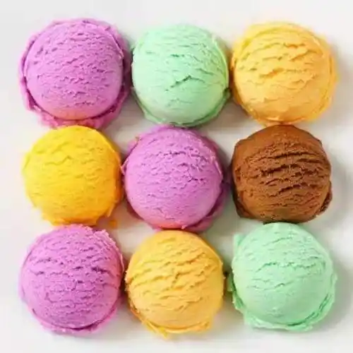 商用硬七彩摆摊冰淇淋粉1kg挖球彩虹冰激凌粉手工自制雪糕哈密瓜1包