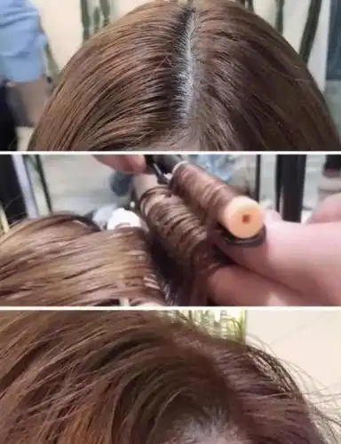 "摩根无痕发根烫"让发根蓬松起来,英气逼人,引人瞩目很简单