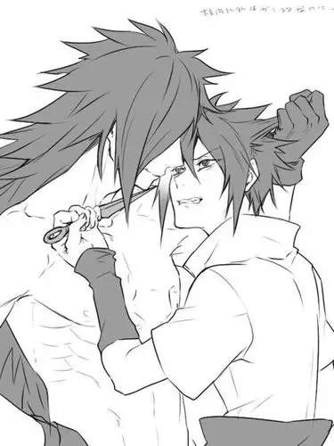 " 佐助冷哼一声,对他的威胁不以为意. 习惯就好,反正没一次真的扒过.