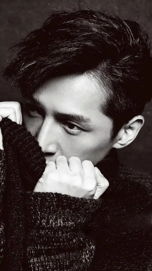 胡歌优雅黑白写真