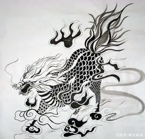 麒麟纹身主要就是消灾驱邪,以火麒麟居多.