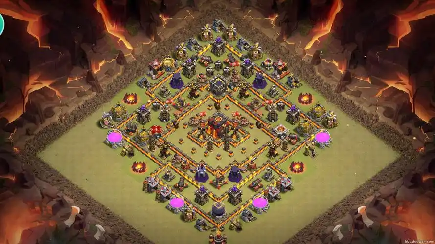 部落冲突休闲玩家分享十本对称阵形