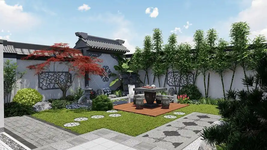 农村庭院花园设计的效果图院子这样做,求亲人踏破门槛_景观园林_墅小