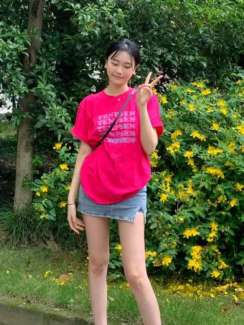 17560kg高个子女生夏天这么穿太元气了