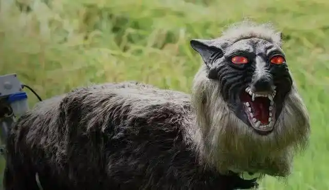 这匹狼虽然长得奇丑但是绝不吃肉