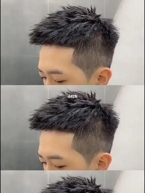 73男士四季短款前刺发型949494最火男生短发适合炎热不喜欢留