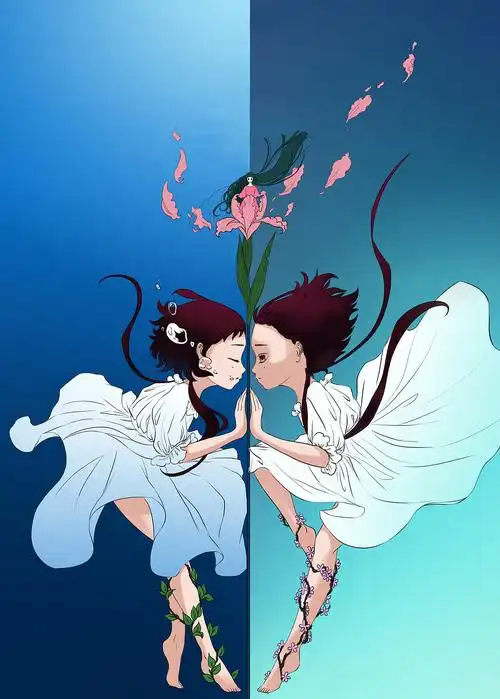 最新漫画的《封面》插画过程图