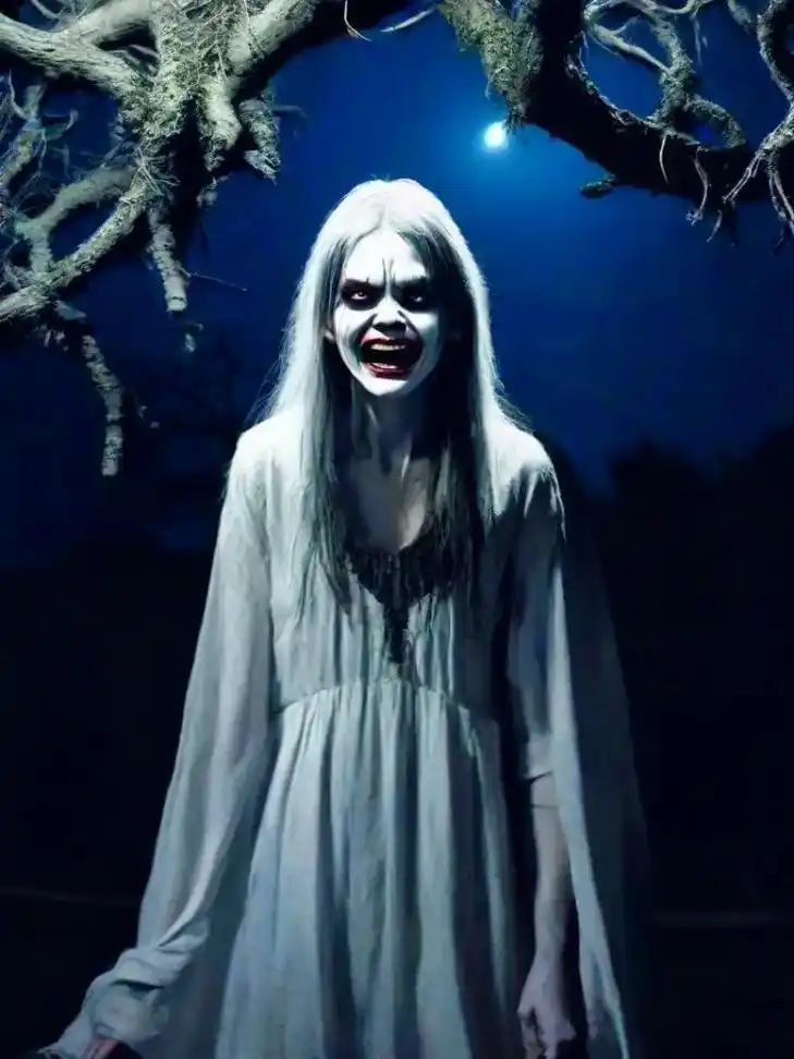 不同版本的女鬼97.#恐怖美学 #ai绘画 #高清图片 - 抖音